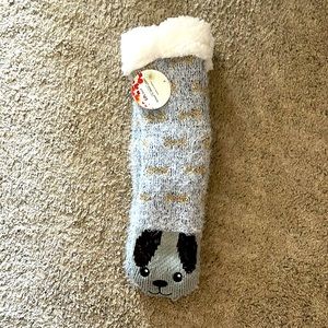 Super Thick and Soft Sherpa Socks, dog themed